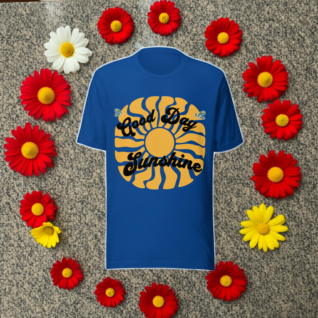 Good Day Sunshine Unisex Cotton T-Shirt