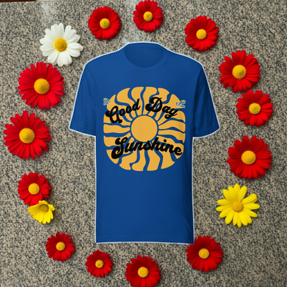 Good Day Sunshine Unisex Cotton T-Shirt