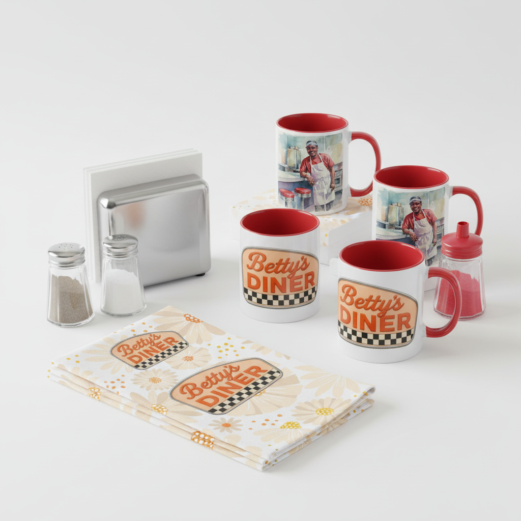 Betty's Diner Bundle Collage