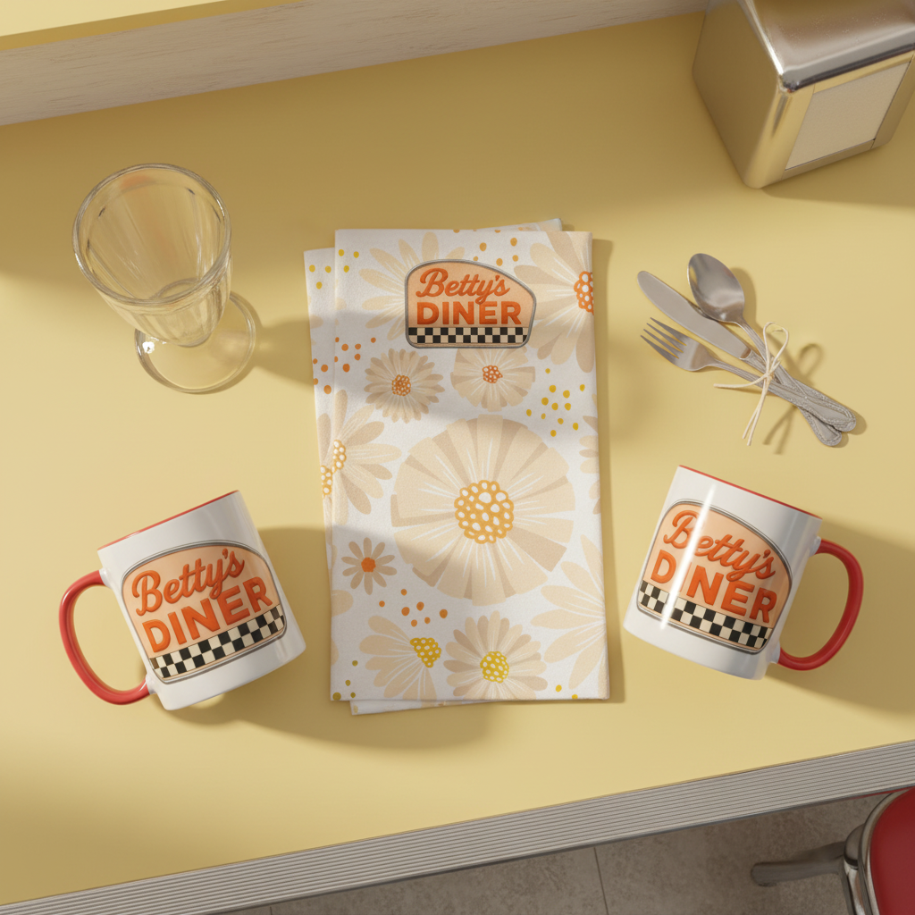 Betty's Diner Bundle Flat Lay