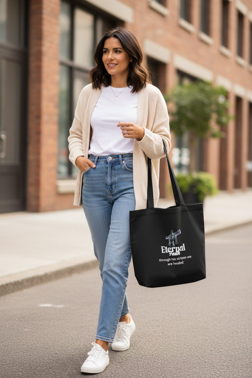 Eternal Faith Christian Eco Tote Bag