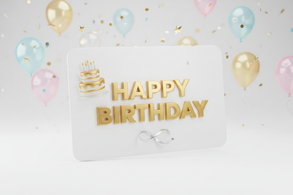 Happy Birthday Gift Card 1