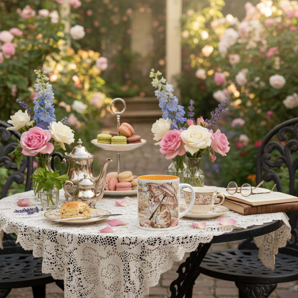 Lady in Waiting Mug - Garden Breakfast
