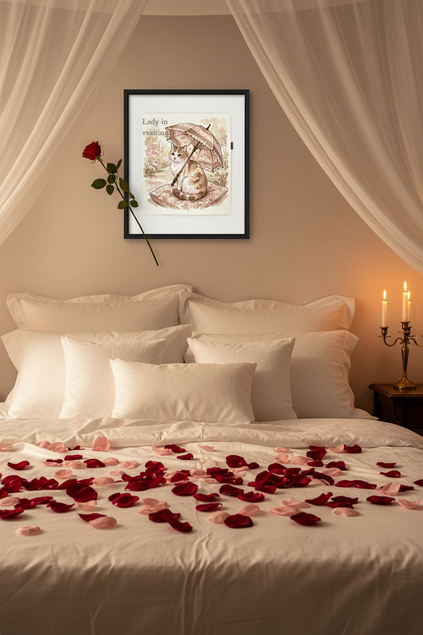 Lady in Waiting - Romantic Bedroom