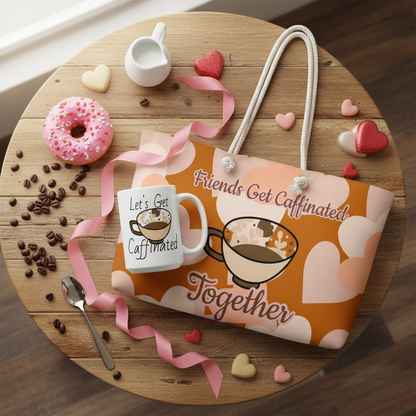 Let's Get Caffeinated Mug and Bag Bundle - Version 1