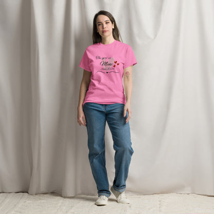 Model Wearing The Pink The Girl is Mine Tee